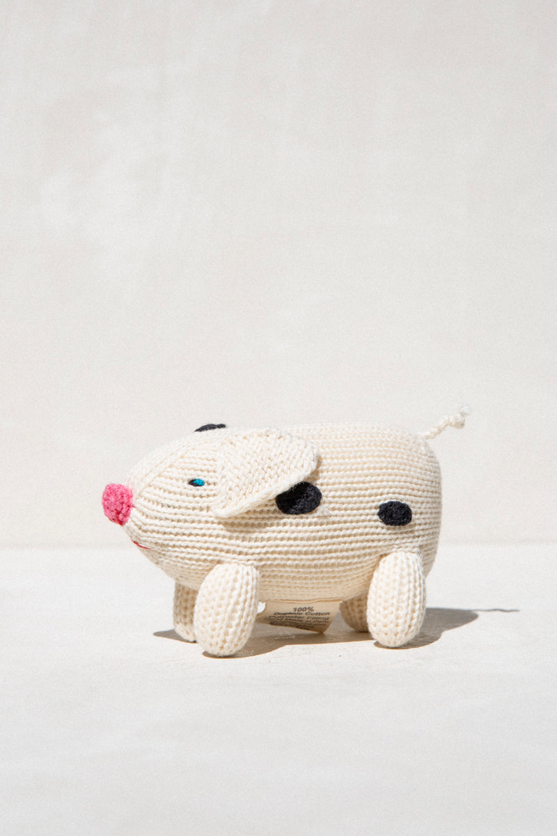 Baby Rattle - Pig – Earthen