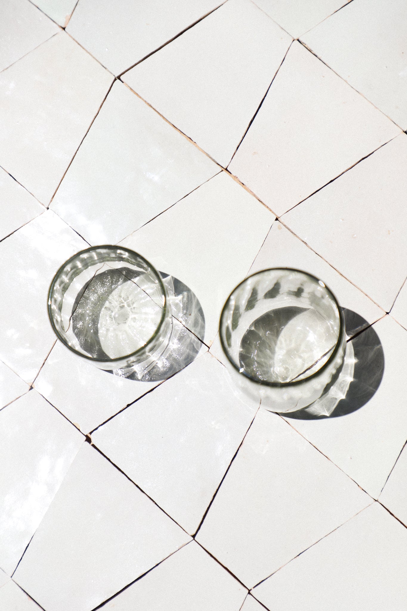 Fluted Glassware