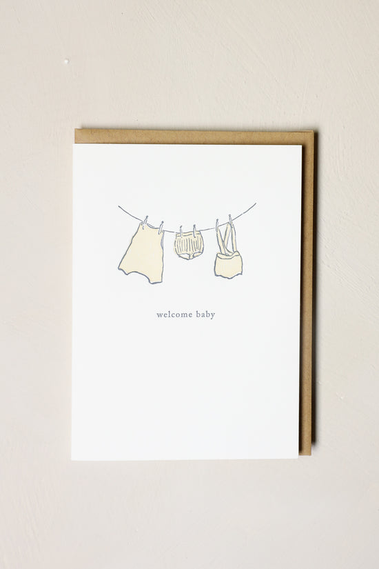 Load image into Gallery viewer, Baby Clothes Greeting Card
