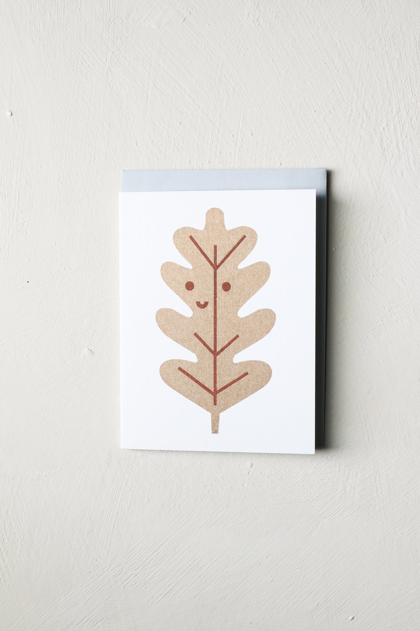 Oak Leaf Mini Greeting Card