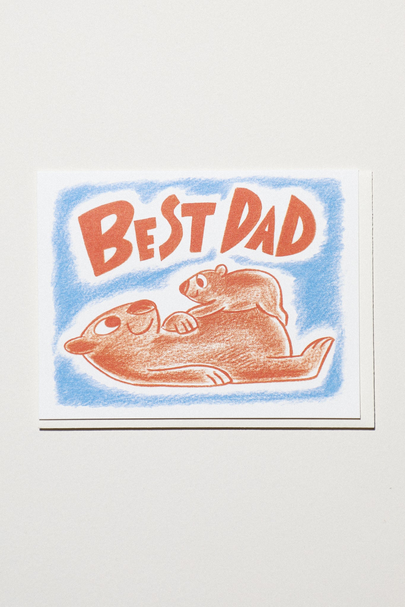 Wombat Dad Greeting Card