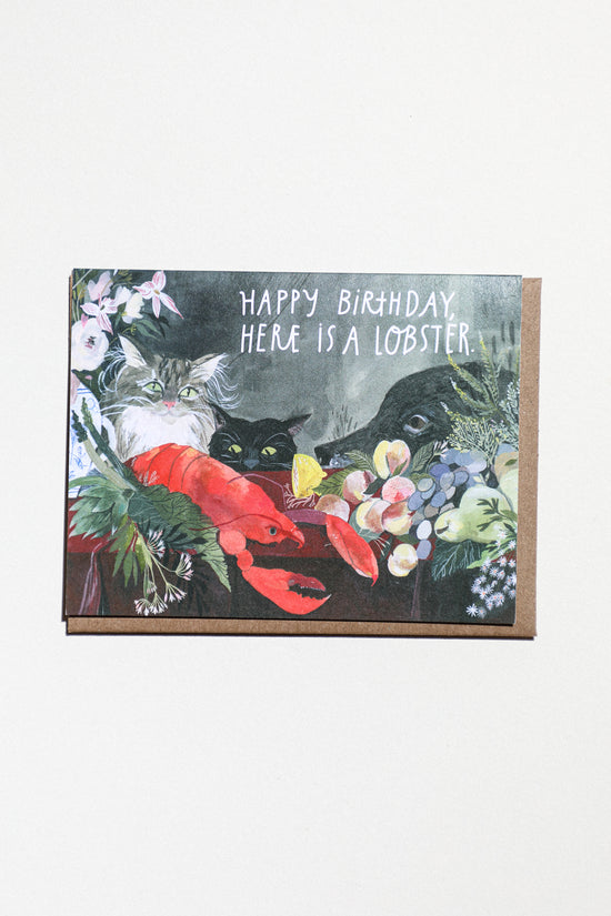 Birthday Lobster Greeting Card