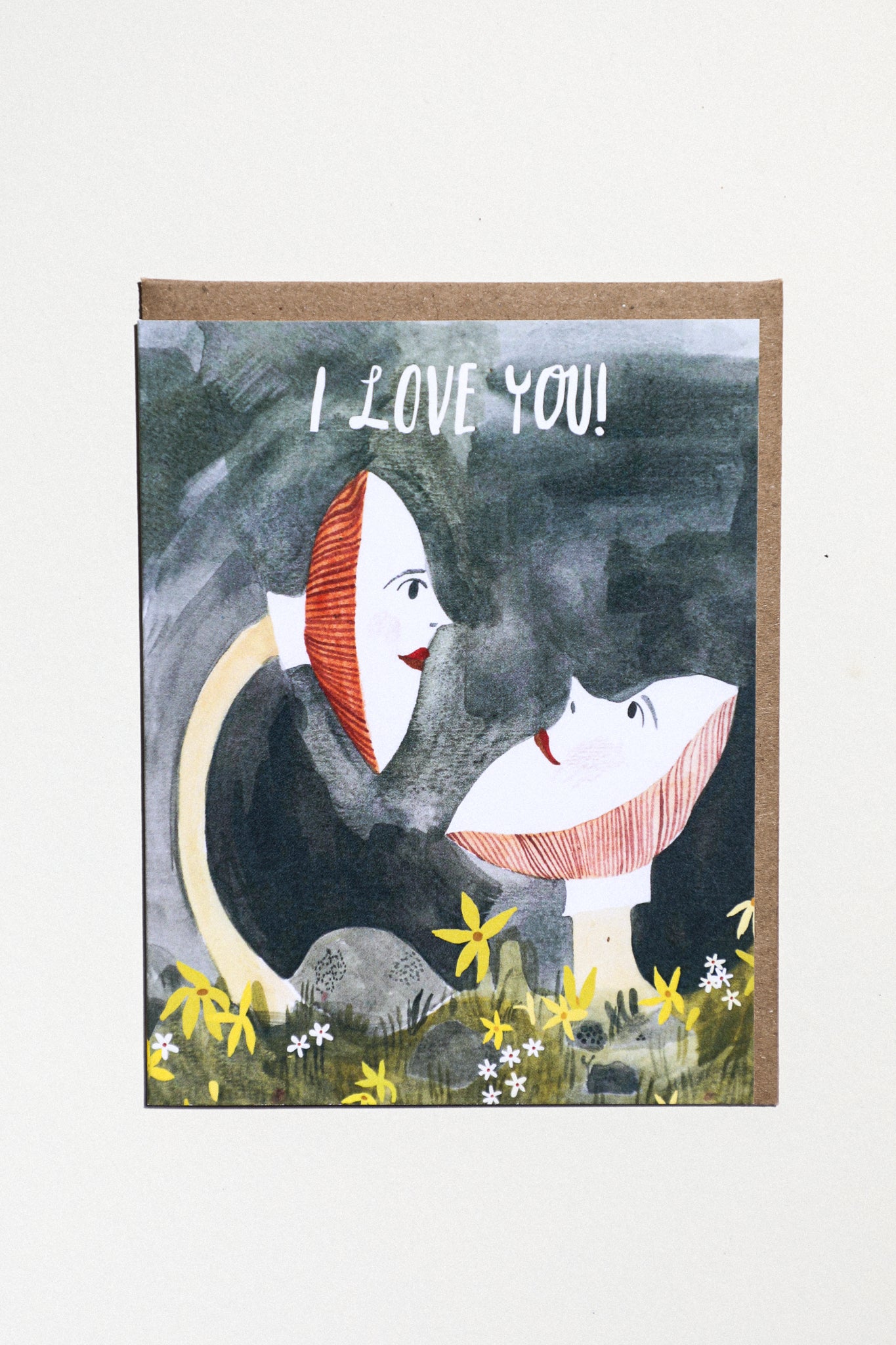 Love You Mushrooms Greeting Card