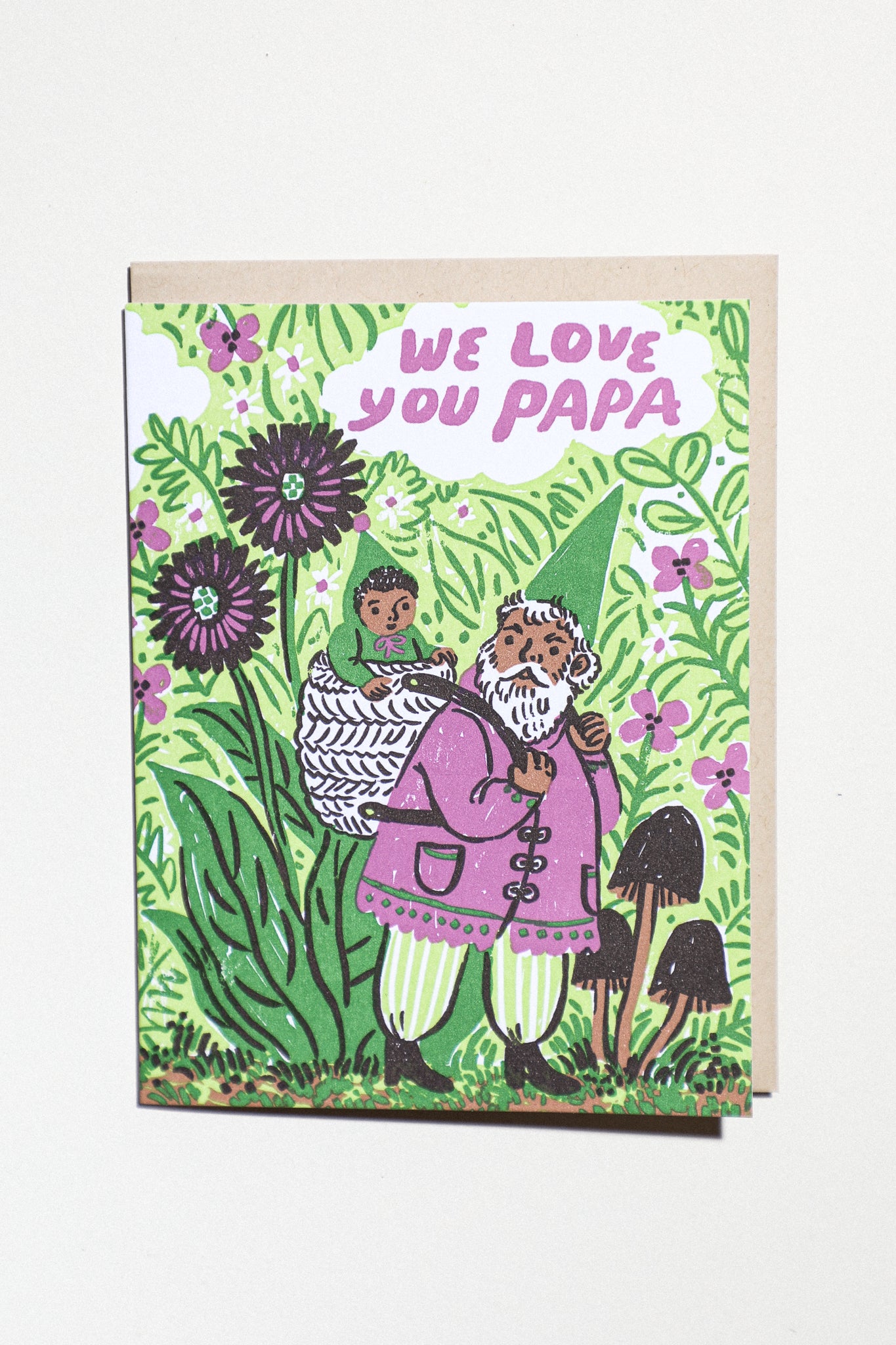 Love You Papa Greeting Card