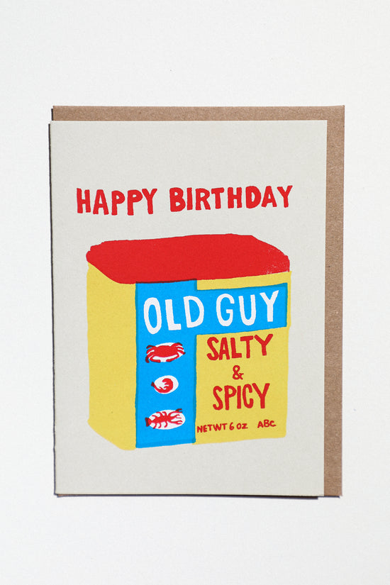 Happy Birthday Old Guy Greeting Card