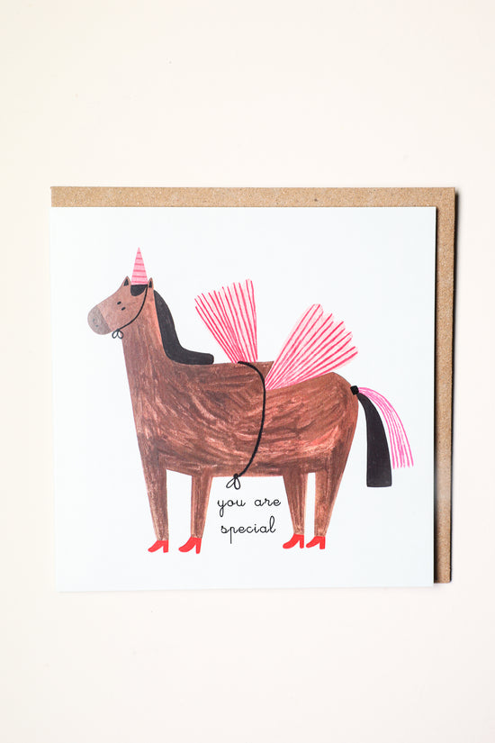 Special Unicorn Greeting Card