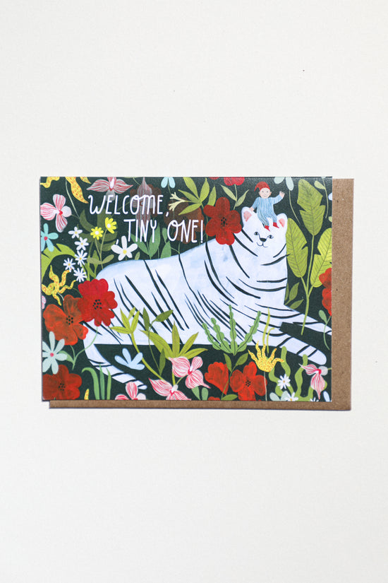 Welcome Tiny One Greeting Card