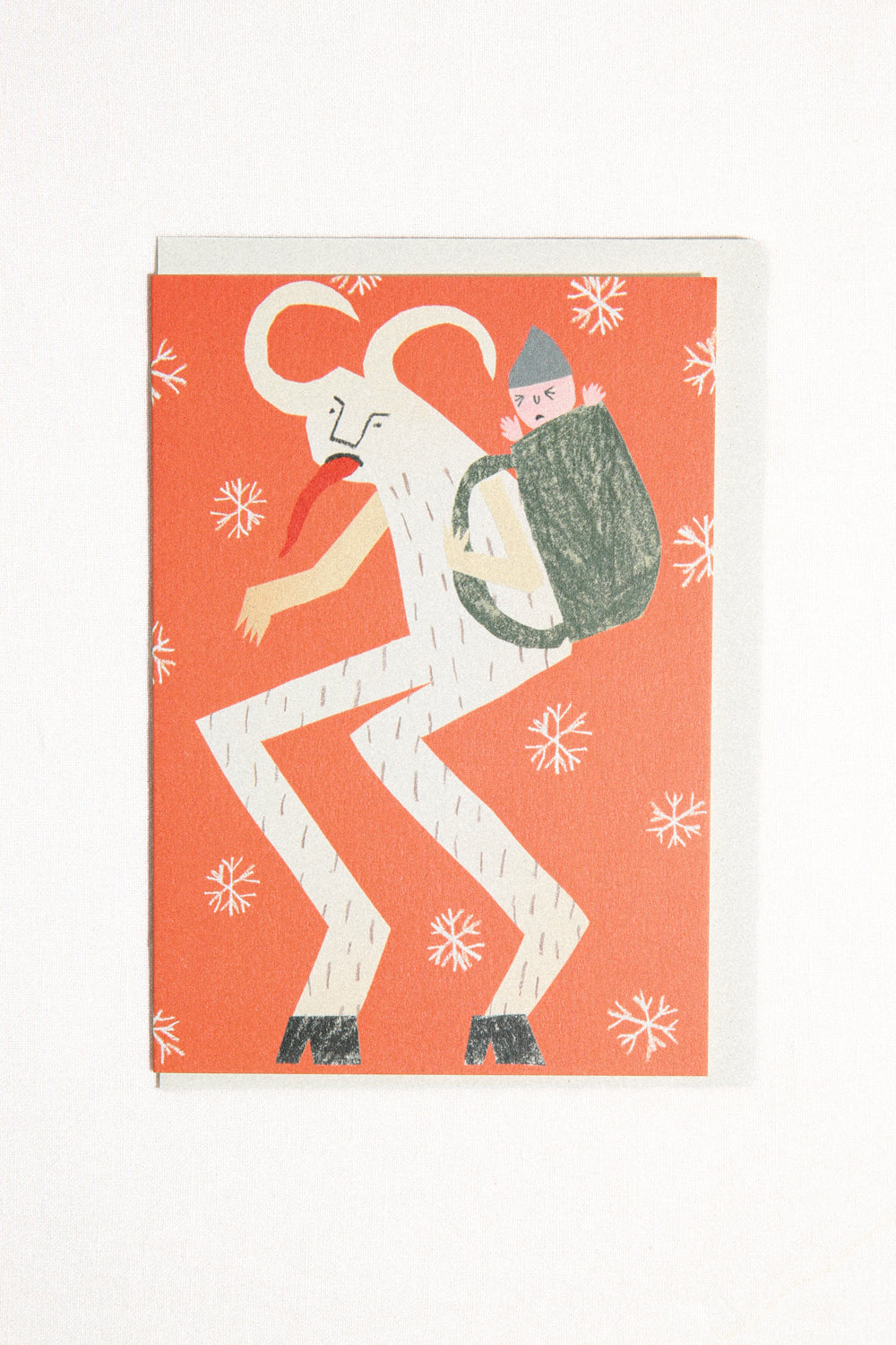 Krampus Greeting Card