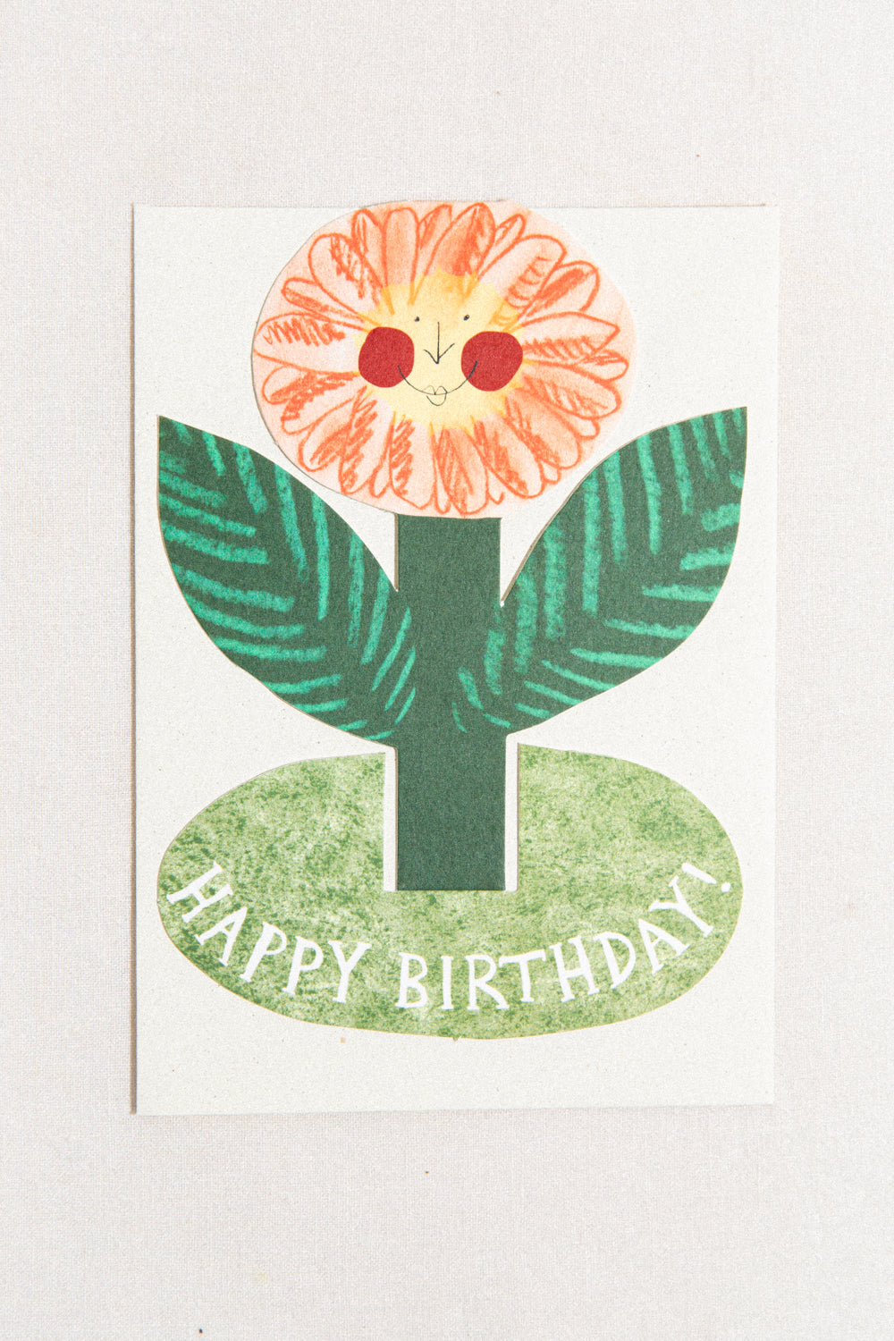 Birthday Flower Standing Greeting Card