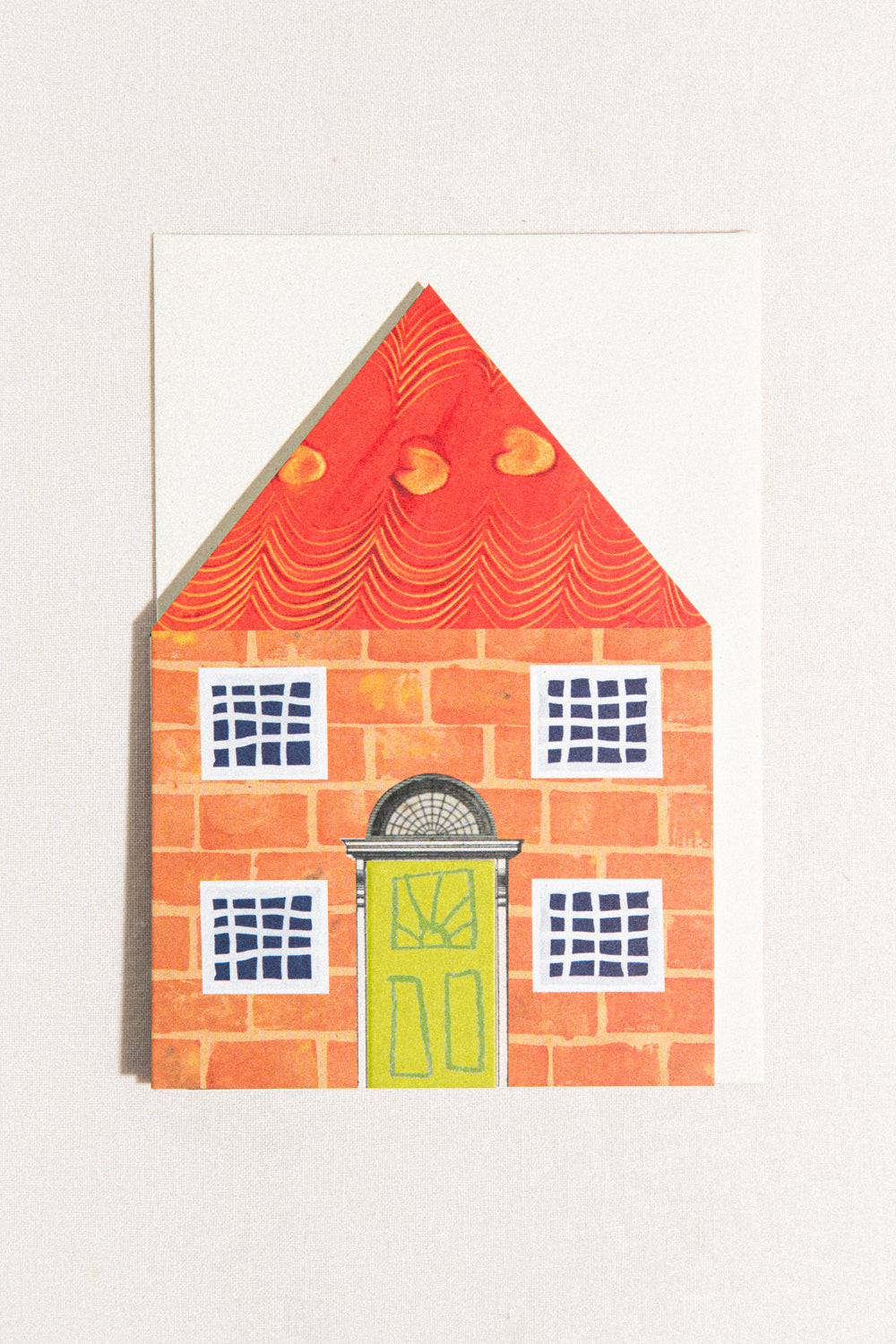 Houses Concertina Greeting Card