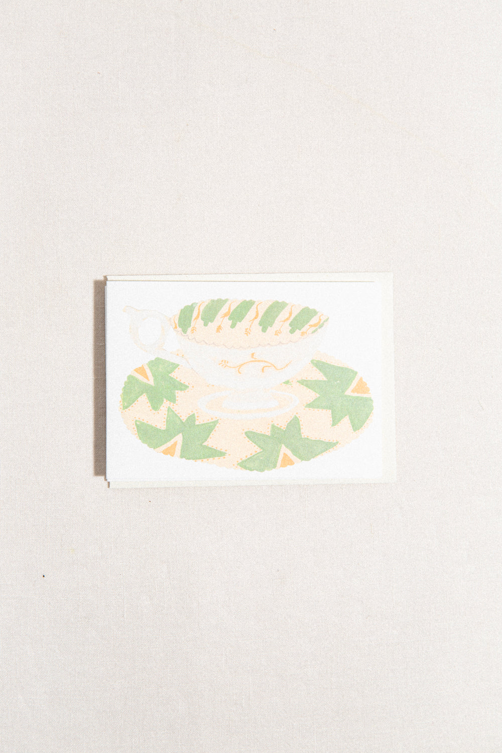 Teacups Concertina Greeting Card