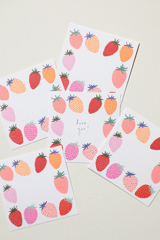 Strawberry Notecard Set