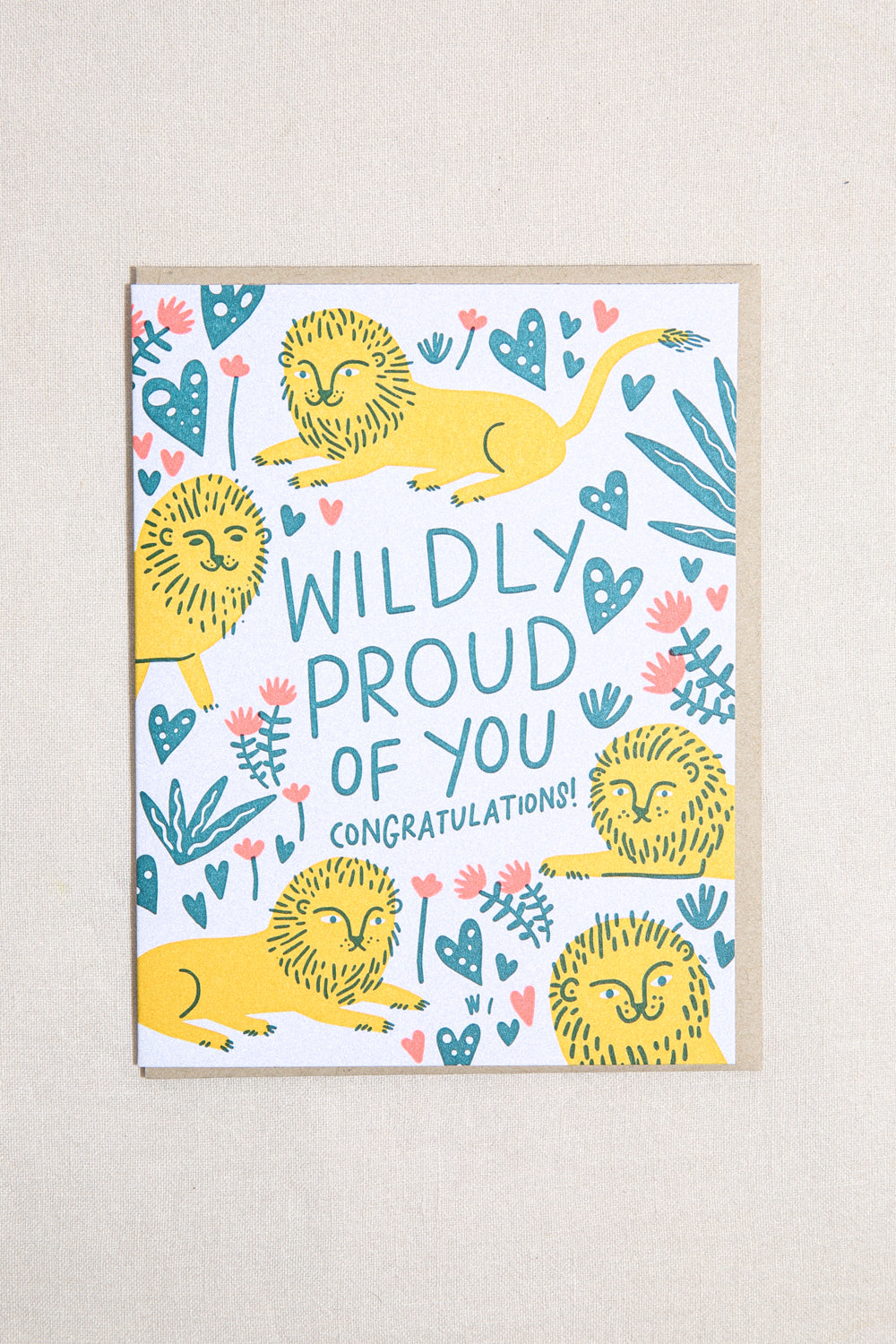 Wildly Proud Greeting Card