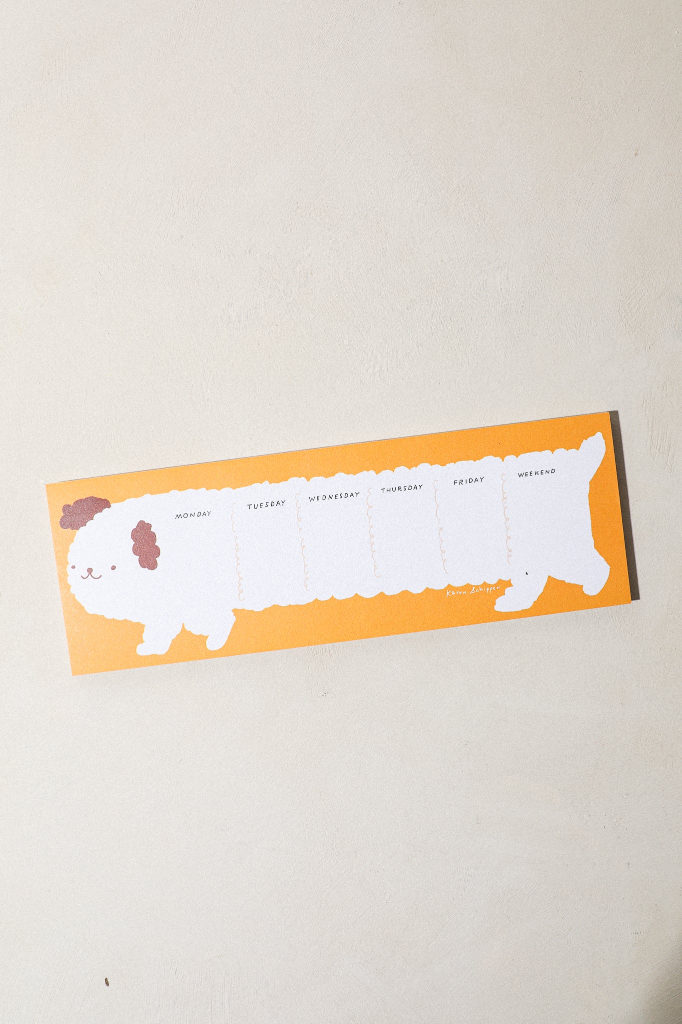 Dog Weekly Planner Pad