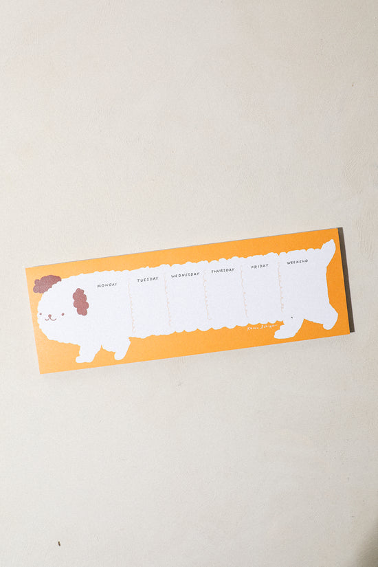 Dog Weekly Planner Pad