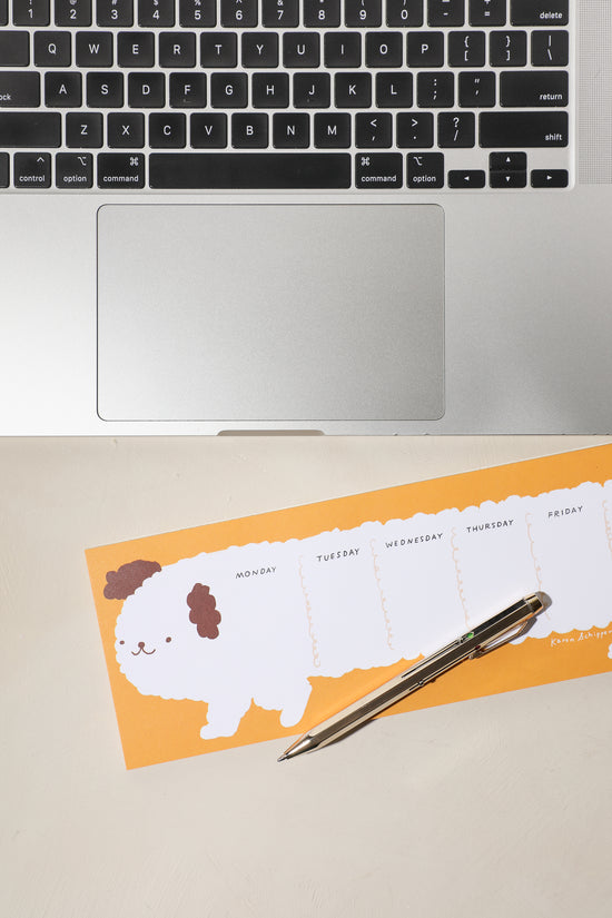 Dog Weekly Planner Pad