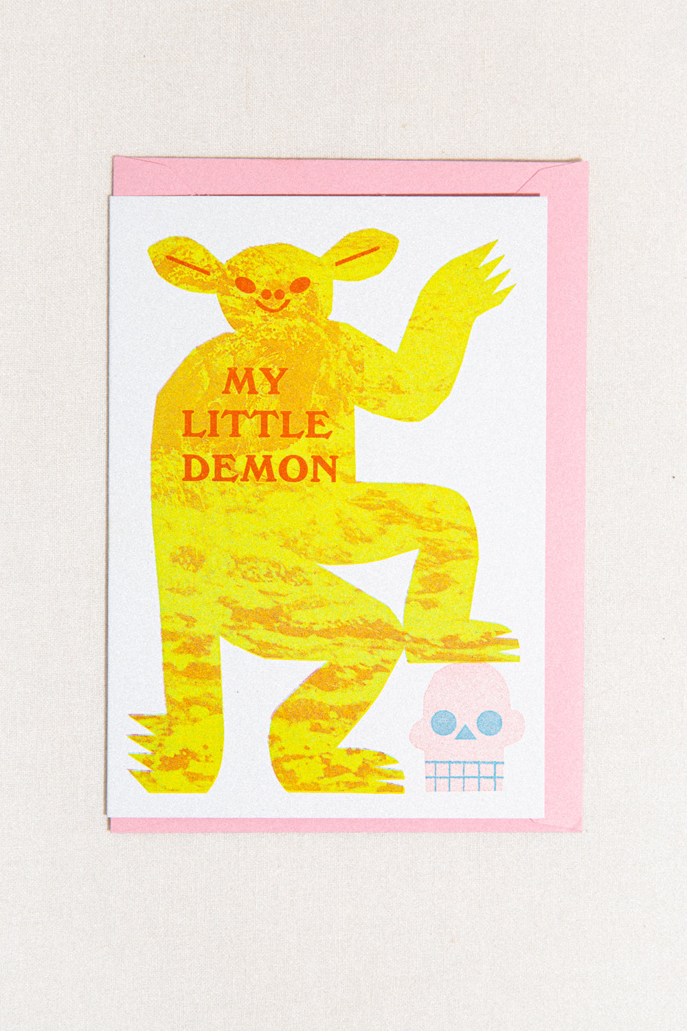 My Little Demon Greeting Card