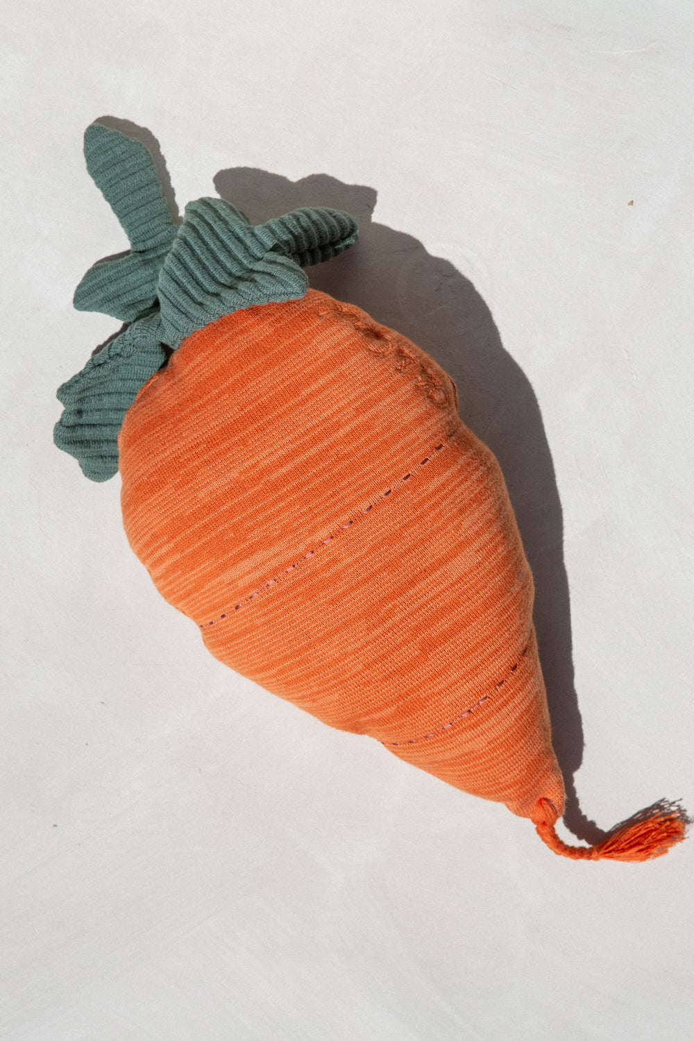 Knit Carrot Cushion
