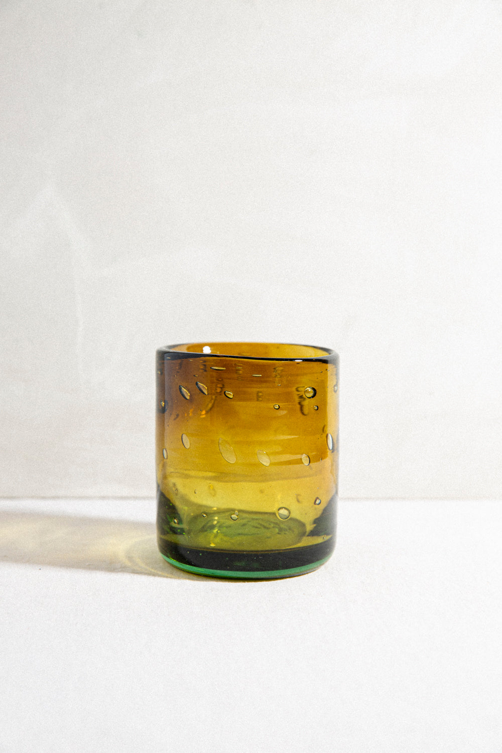 Sunflower Bubbly Handblown Glass