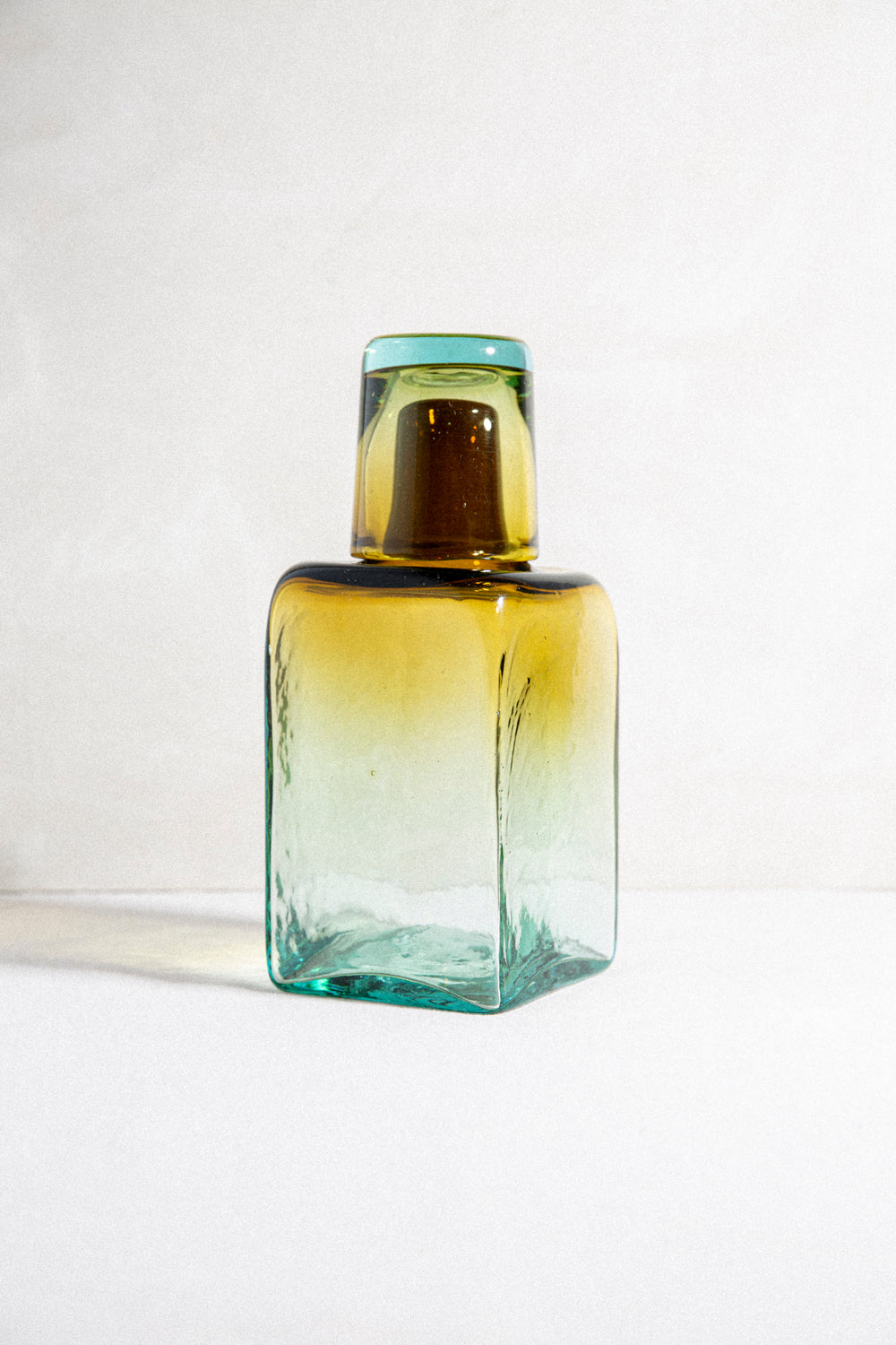 Sunflower Handblown Carafe