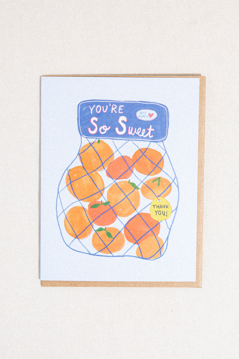 So Sweet Thank You Greeting Card
