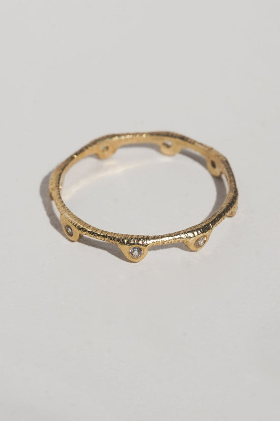 Scalloped Eternity Band - Solid 14K Gold