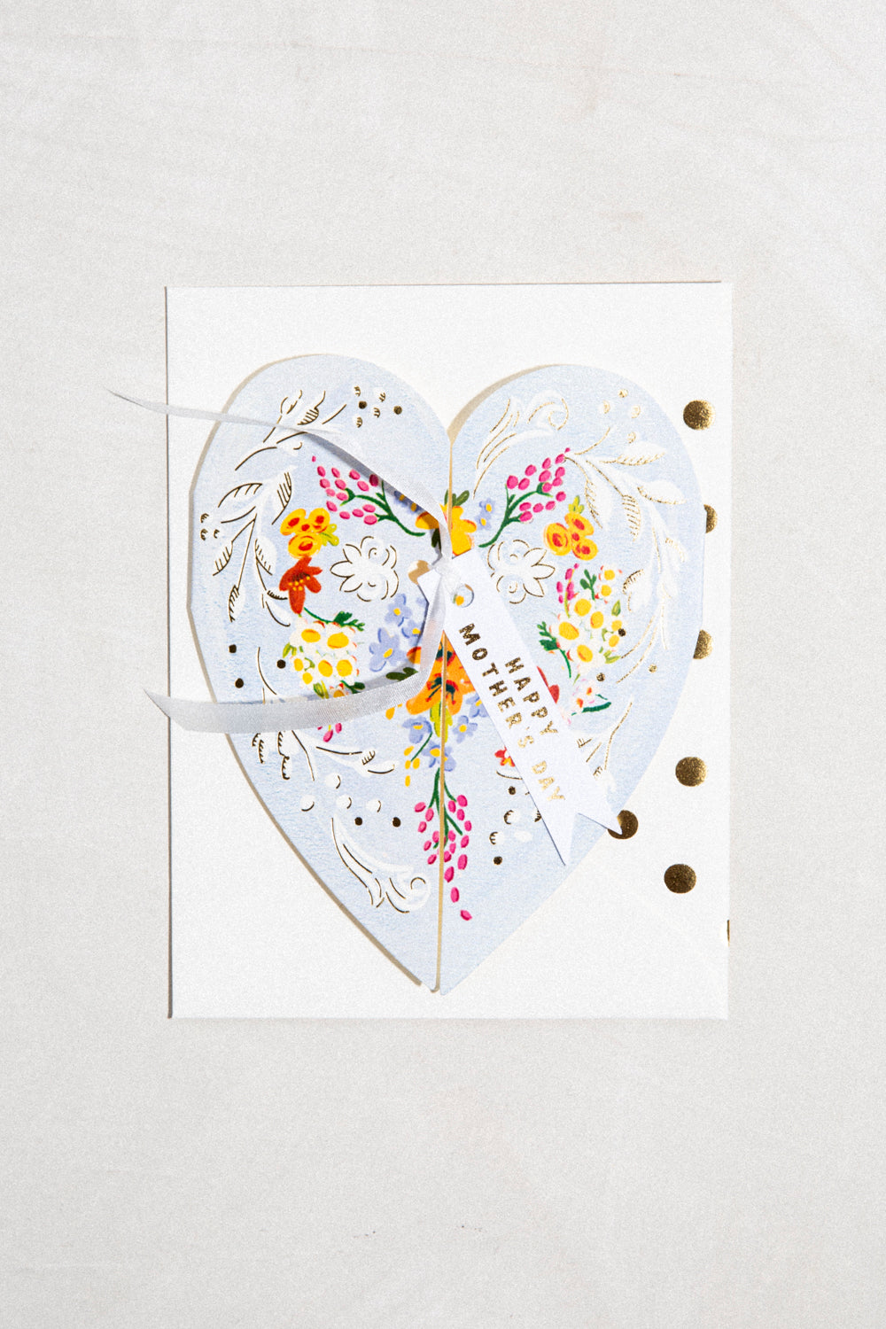 Happy Mother's Day Heart Greeting Card