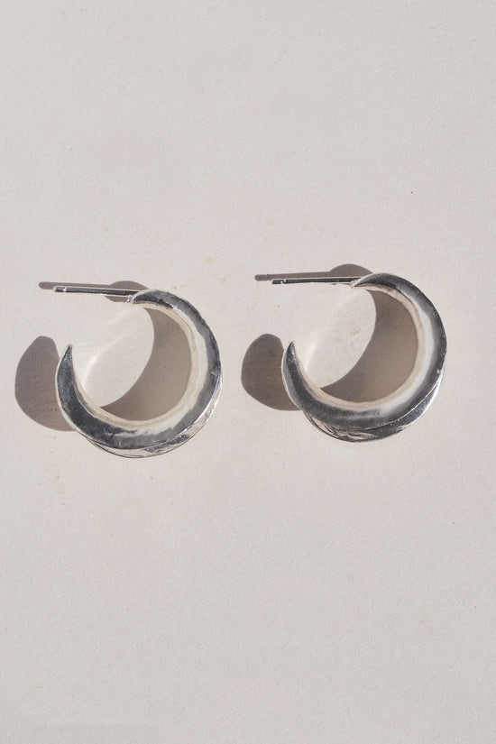 Canyon Hoops - Sterling Silver