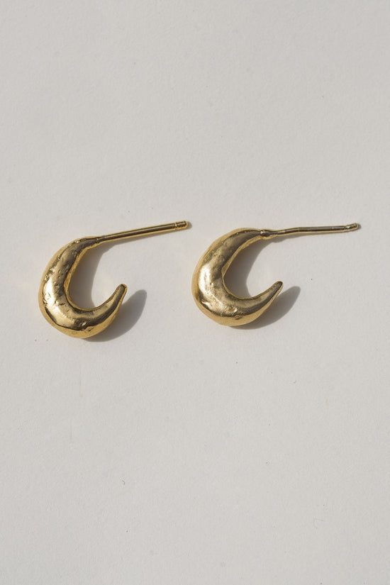 Lithic Hoops - Gold Vermeil