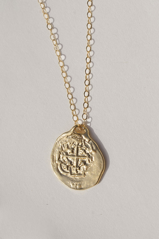 Augustus Coin Pendant | Gold Augustus Coin Pendant | Marcozo
