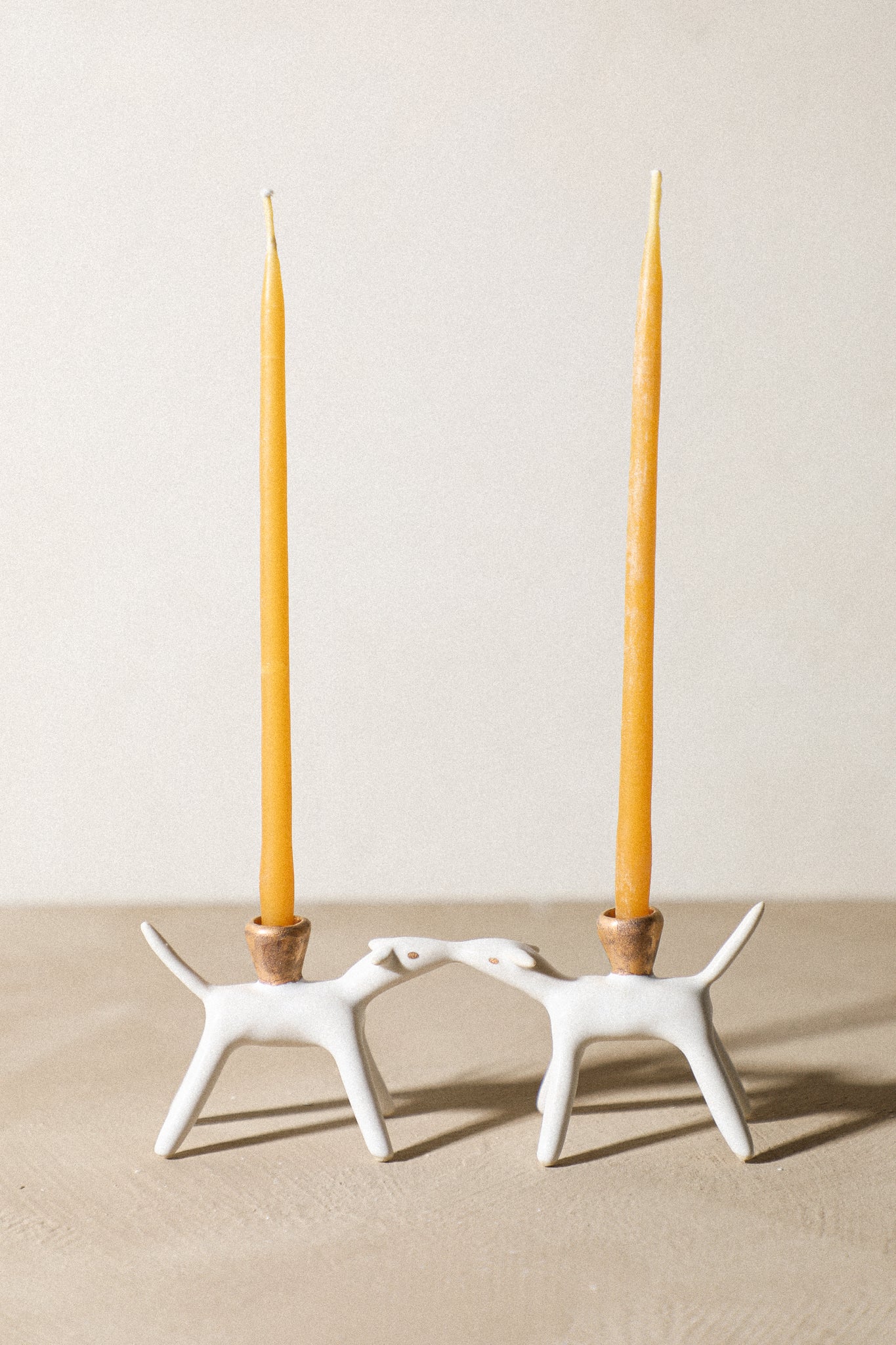 Fawn & Fog - Kissing Critters Candle Holder