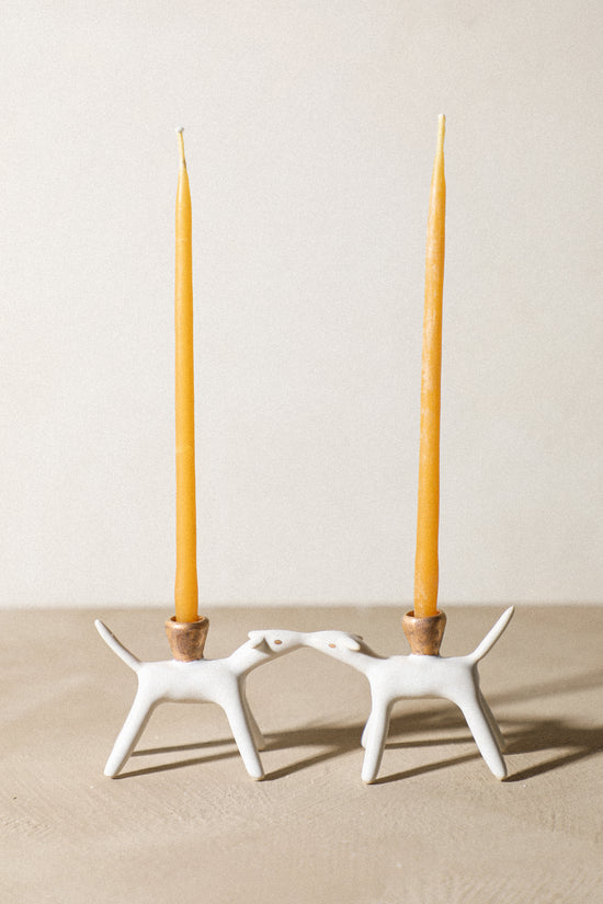 Fawn & Fog - Kissing Critters Candle Holder