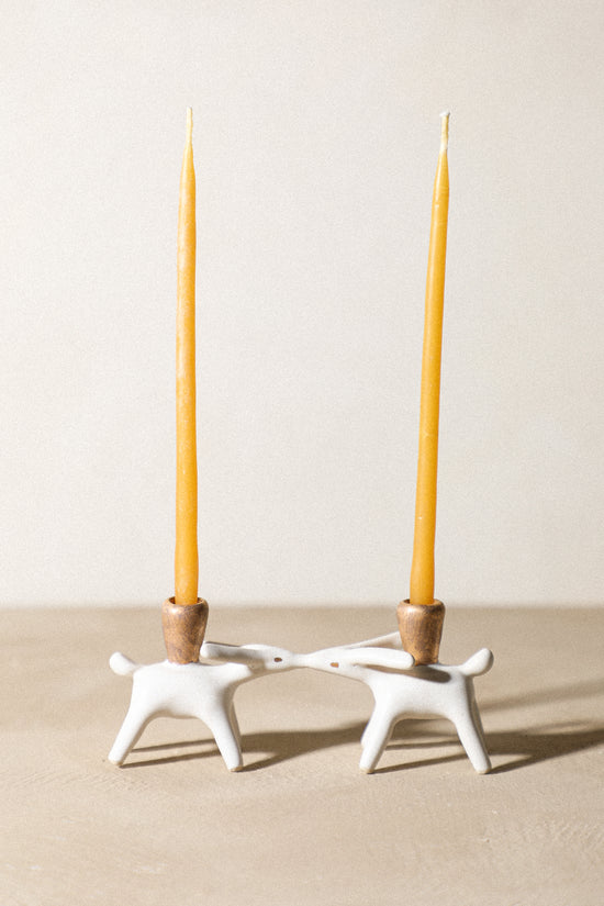 Coffee & Reishi - Kissing Critters Candle Holder