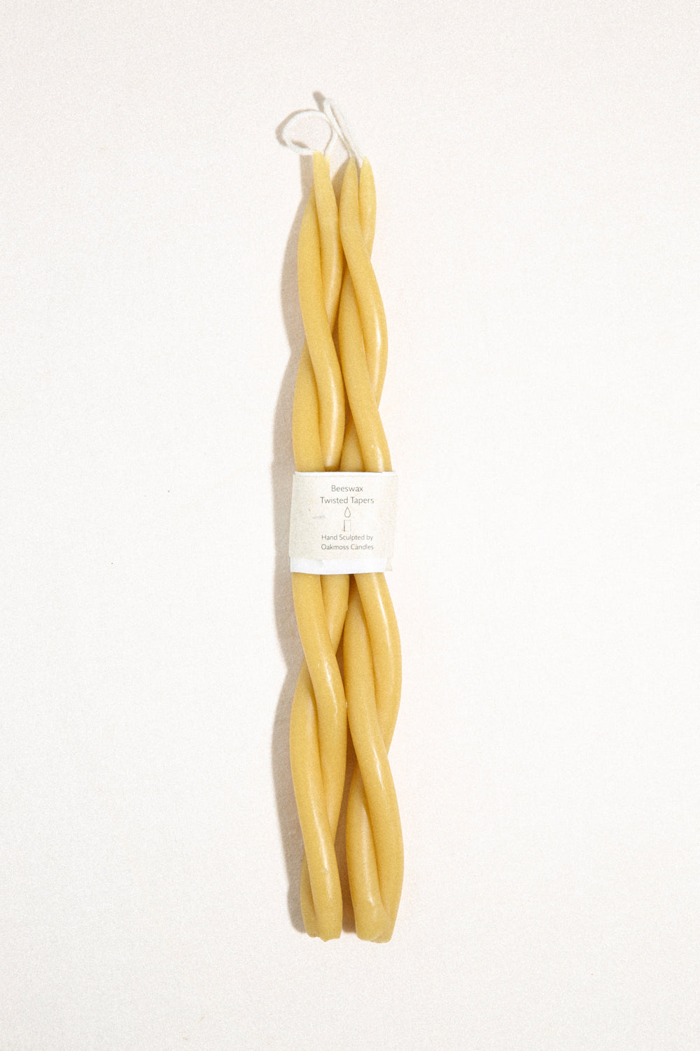 Tall Twisted Beeswax Candles