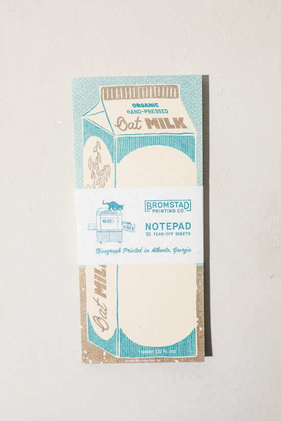 Oat Milk Notepad