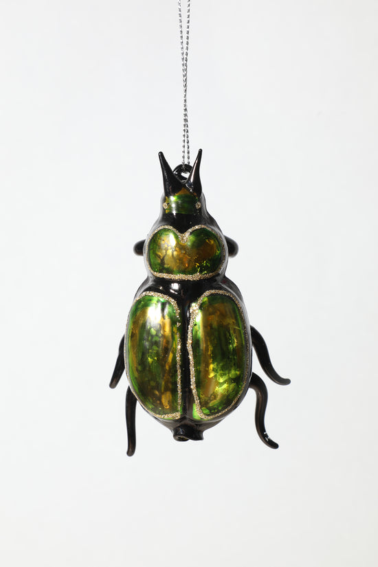 Glitter Beetle Ornament