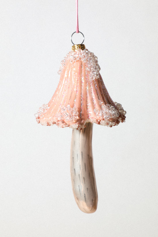Load image into Gallery viewer, Magical Mushroom Ornament / Pink
