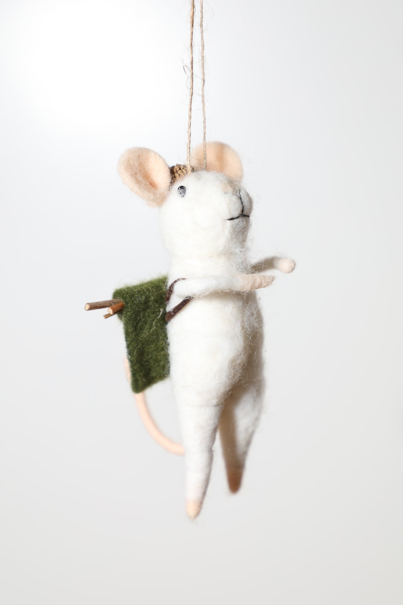 Hiking Mice Ornament