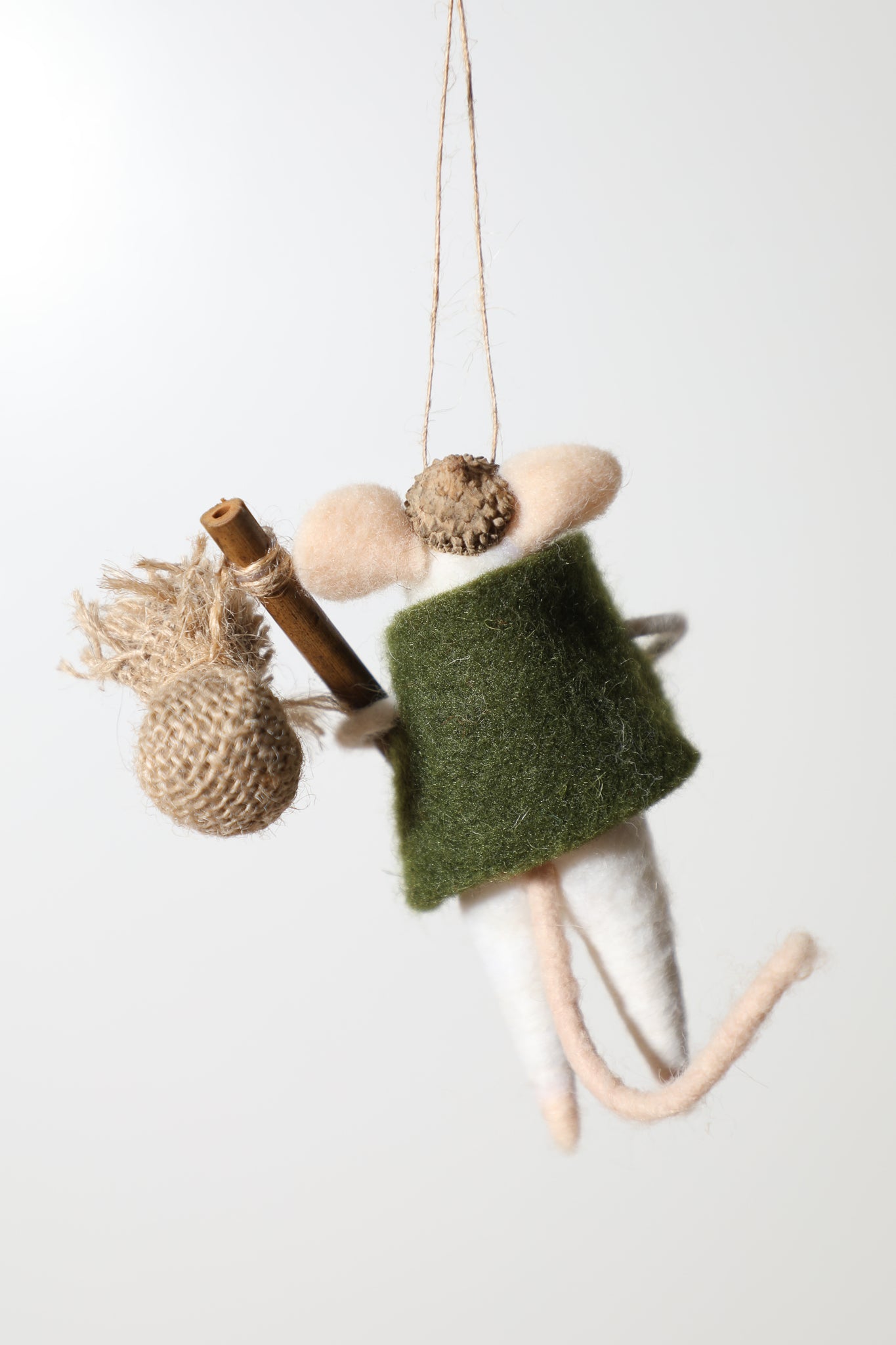 Hiking Mice Ornament