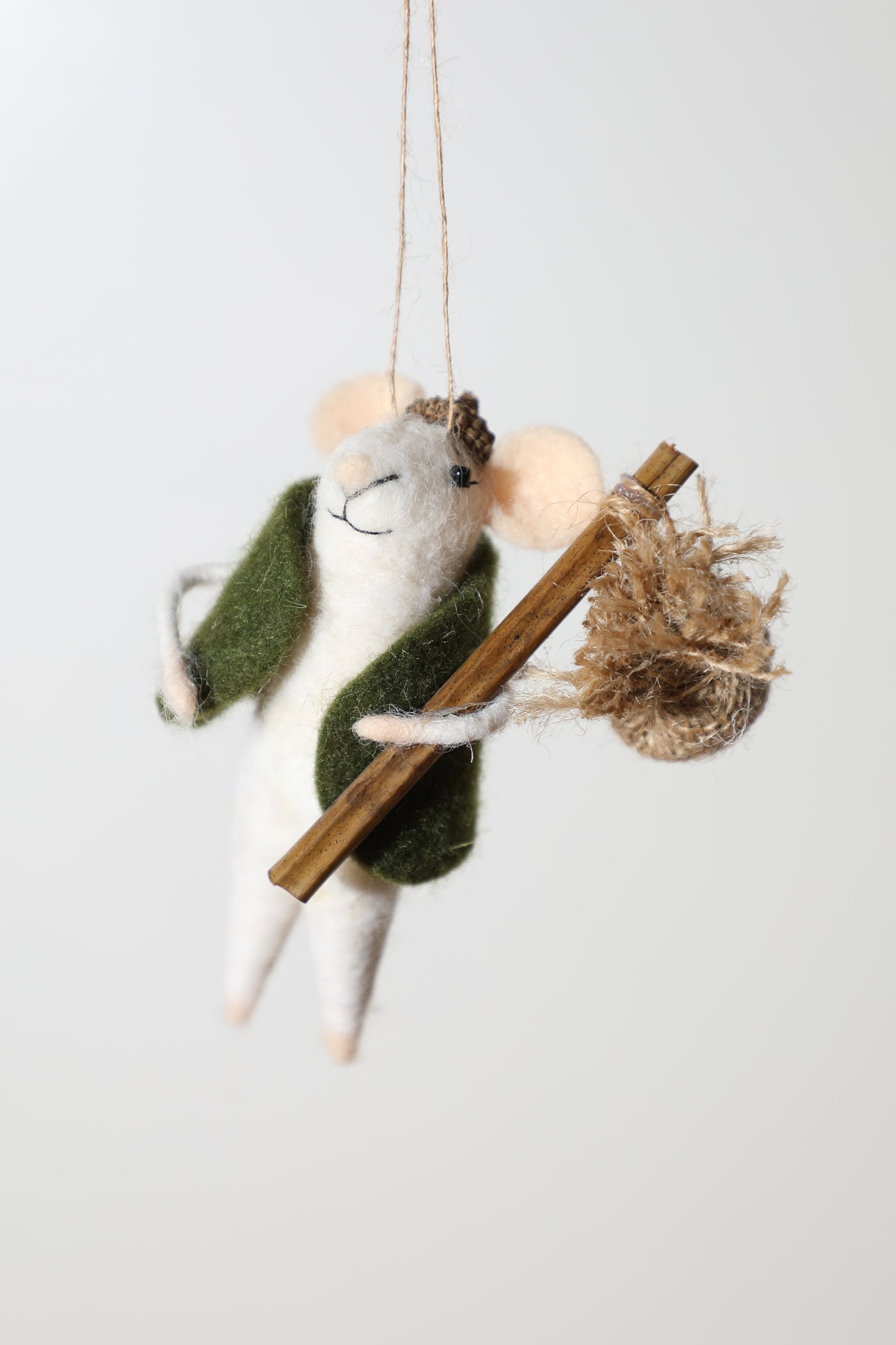 Hiking Mice Ornament