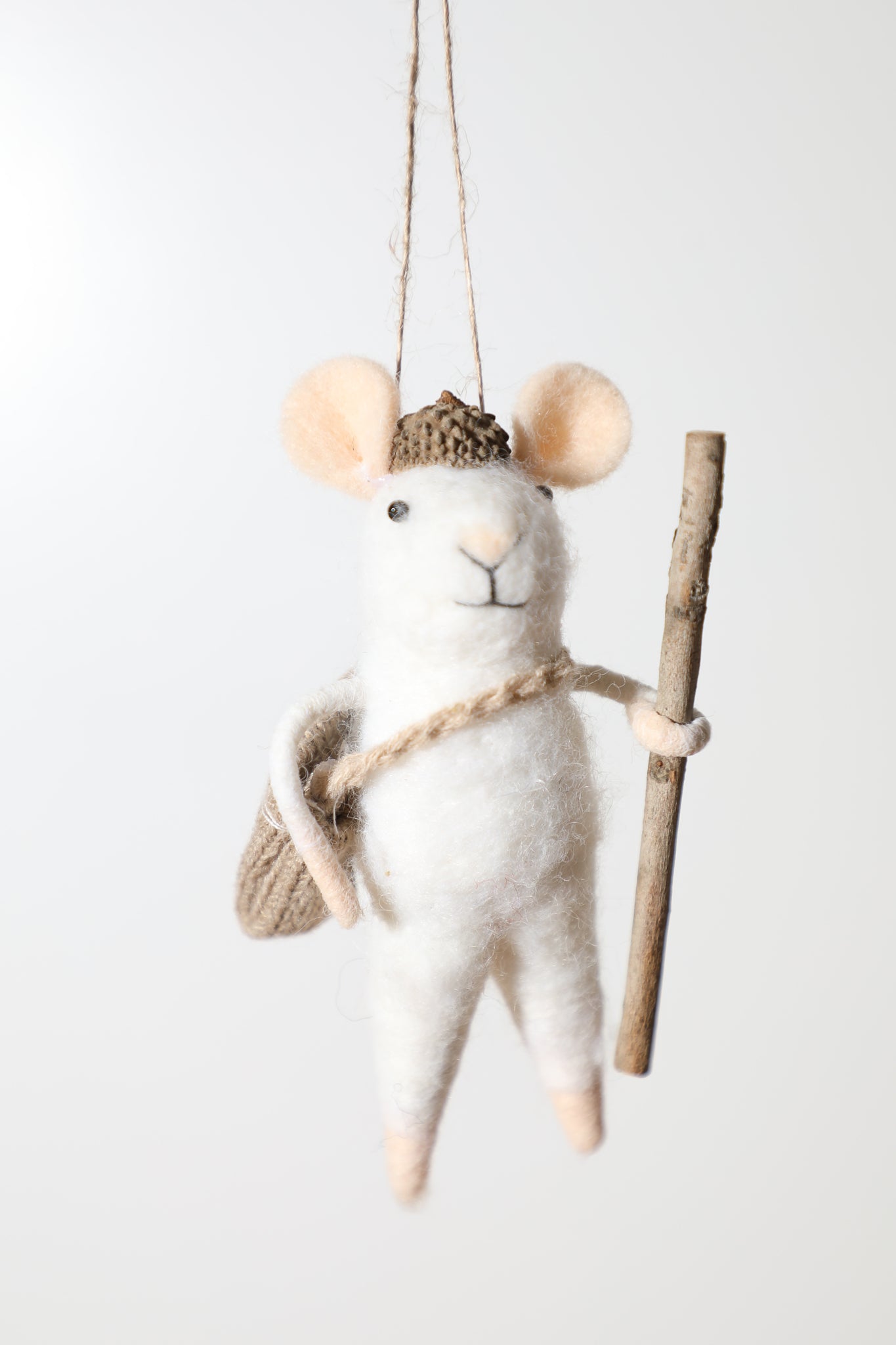 Hiking Mice Ornament