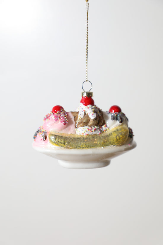 Banana Split Ornament