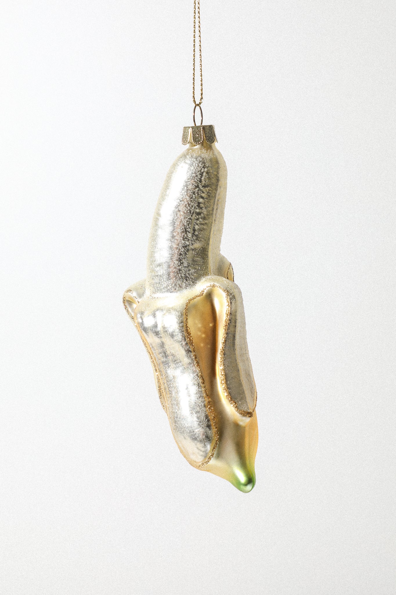 Glass Banana Ornament