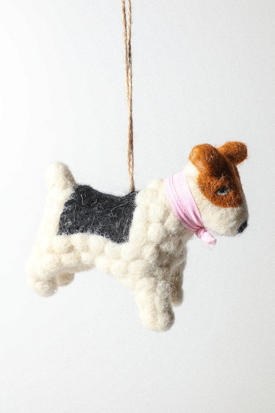 Felted Dog Ornament