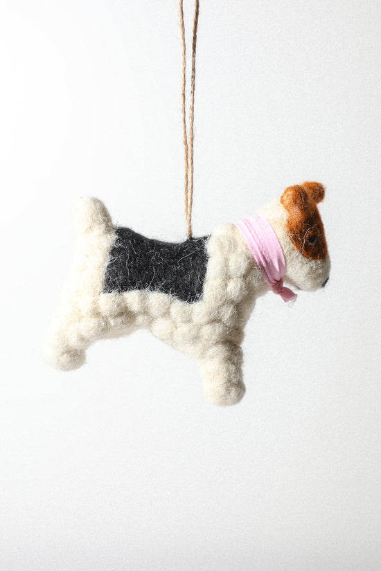 Felted Dog Ornament