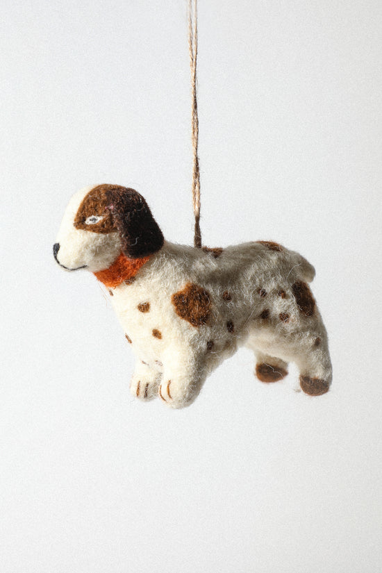 Felted Dog Ornament