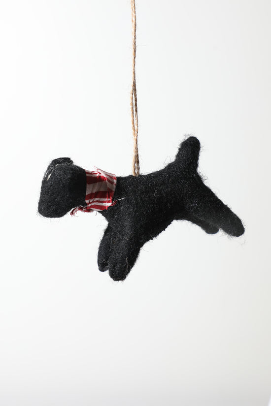 Felted Dog Ornament