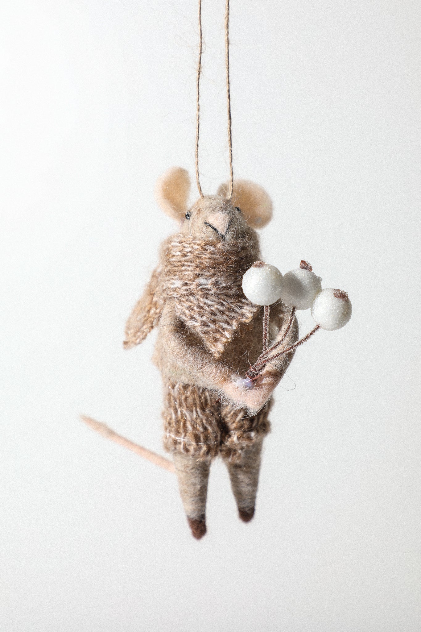 Midwinter Mouse Felt Ornament