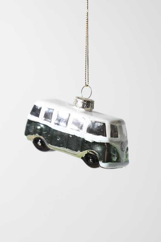 Green VW Van Ornament