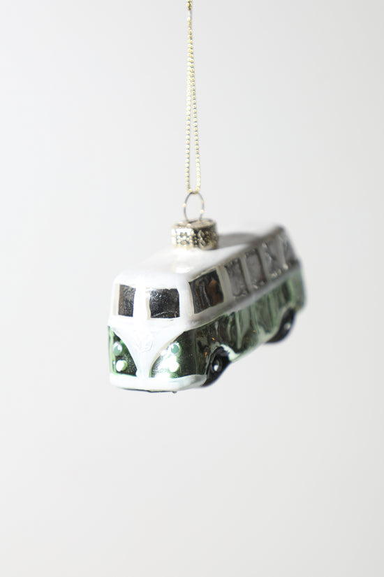 Green VW Van Ornament